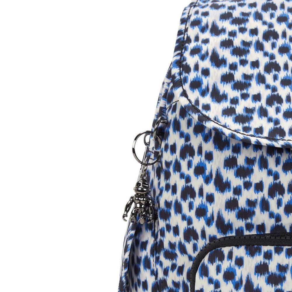Kipling City Pack S liten ryggsekk Curious Leopard-Ryggsekker-BagBrokers