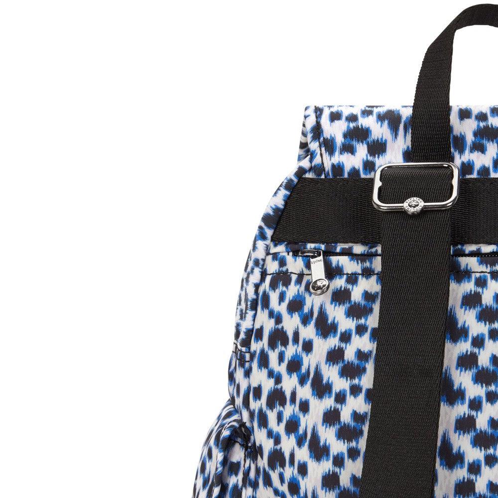 Kipling City Pack S liten ryggsekk Curious Leopard-Ryggsekker-BagBrokers