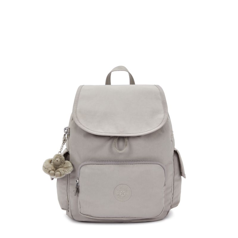 Kipling City Pack S liten ryggsekk Grey Gris-Ryggsekker-BagBrokers