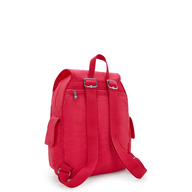 Kipling City Pack S liten ryggsekk Resort Pink (red)-Ryggsekker-BagBrokers