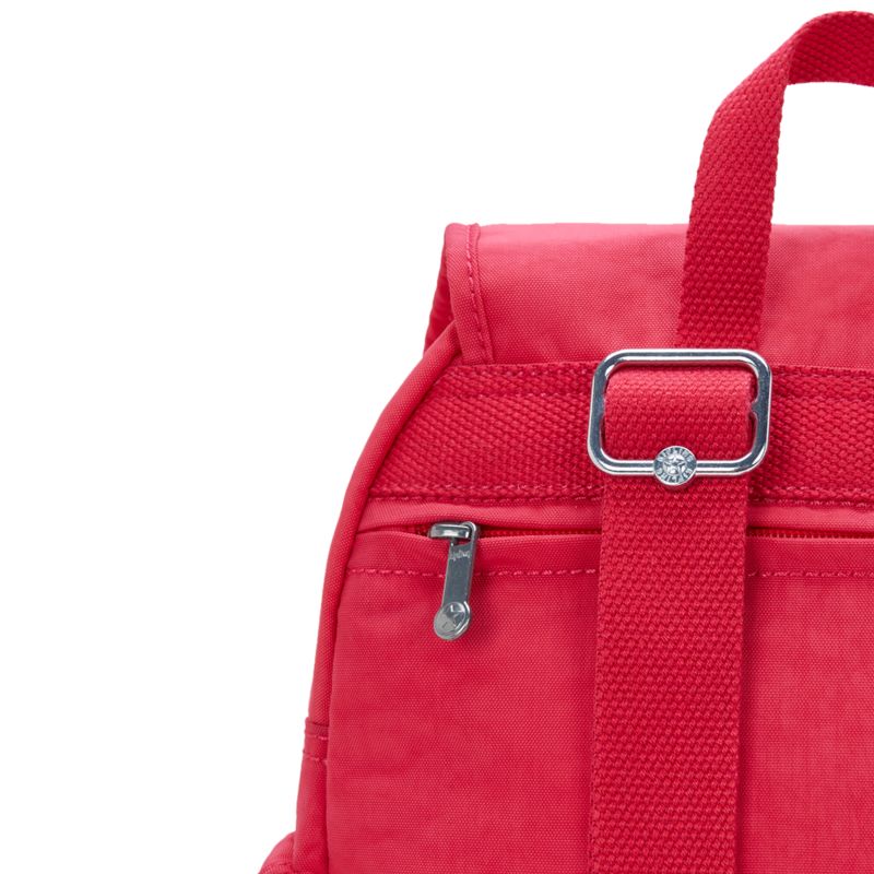 Kipling City Pack S liten ryggsekk Resort Pink (red)-Ryggsekker-BagBrokers