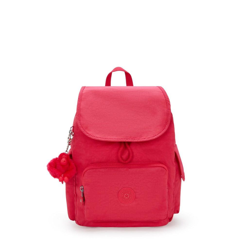 Kipling City Pack S liten ryggsekk Resort Pink (red)-Ryggsekker-BagBrokers
