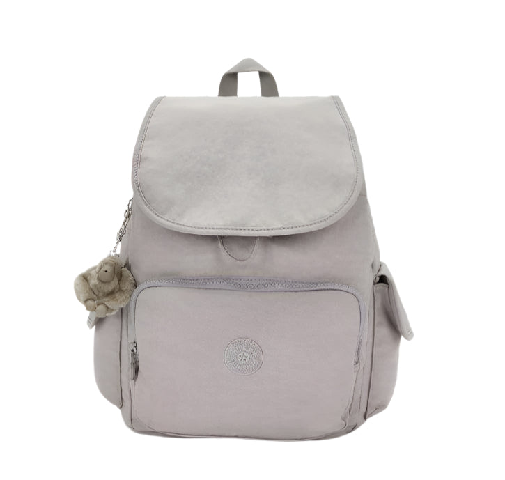 Kipling City Pack medium ryggsekk Grey Gris-Ryggsekker-BagBrokers