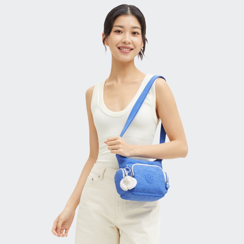 Kipling Gabbie Mini skulderveske Cocktail Blue-Veske-BagBrokers