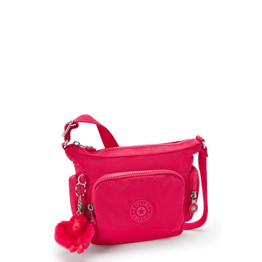 Kipling Gabbie Mini skulderveske Confetti Pink-Veske-BagBrokers