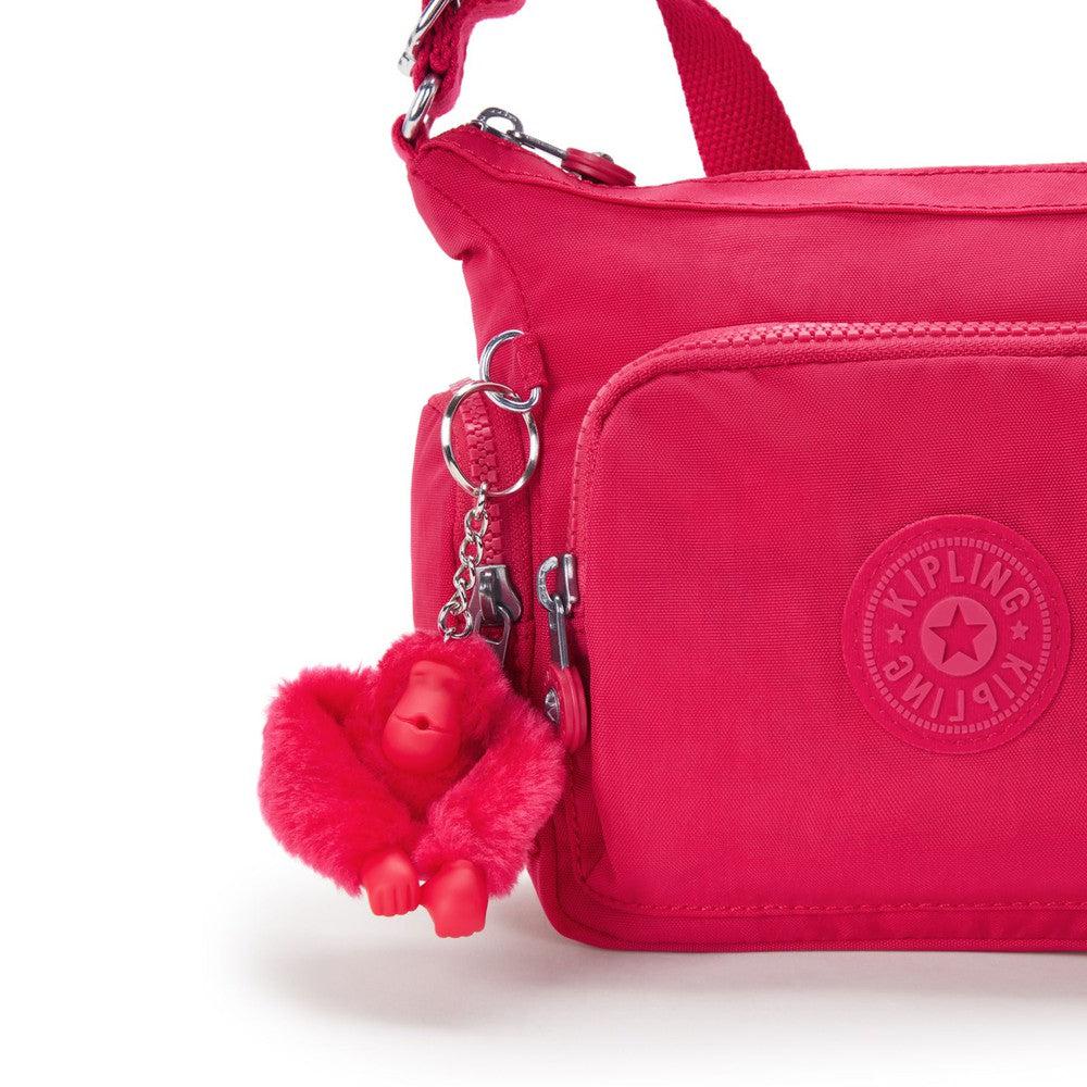 Kipling Gabbie Mini skulderveske Confetti Pink-Veske-BagBrokers