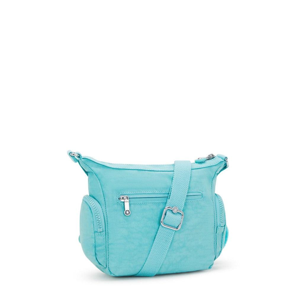 Kipling Gabbie Mini skulderveske Deepest Aqua-Veske-BagBrokers