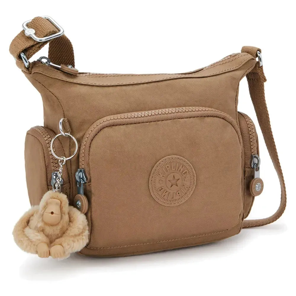 Kipling Gabbie Mini skulderveske Early Tan-Veske-BagBrokers
