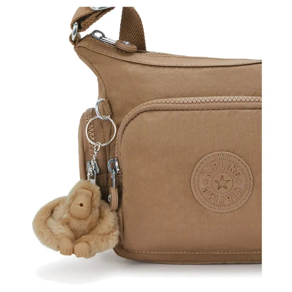 Kipling Gabbie Mini skulderveske Early Tan-Veske-BagBrokers