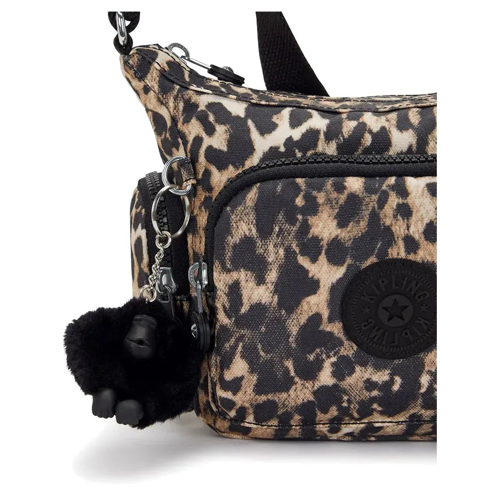 Kipling Gabbie Mini skulderveske Wild Leopard-Veske-BagBrokers