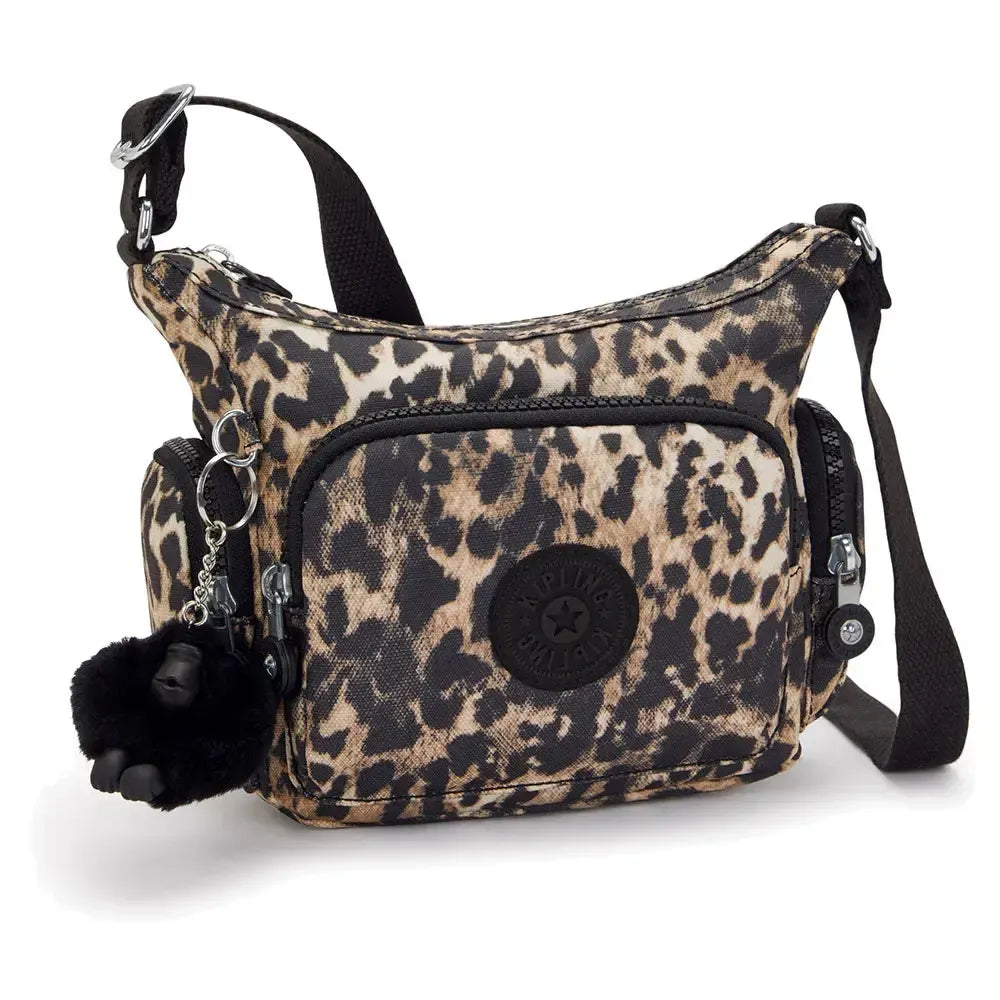 Kipling Gabbie Mini skulderveske Wild Leopard-Veske-BagBrokers
