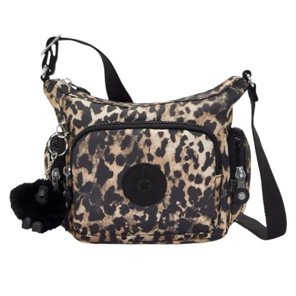 Kipling Gabbie Mini skulderveske Wild Leopard-Veske-BagBrokers