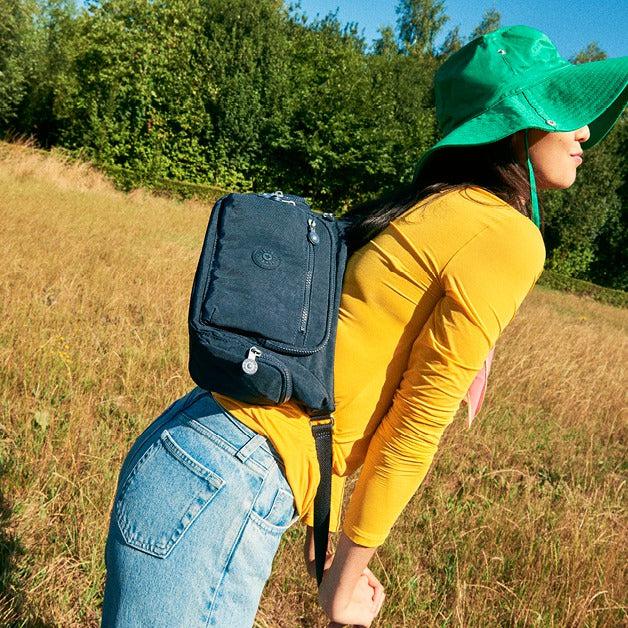 Kipling Gabbie medium skulderveske Blue Bleu-Veske-BagBrokers