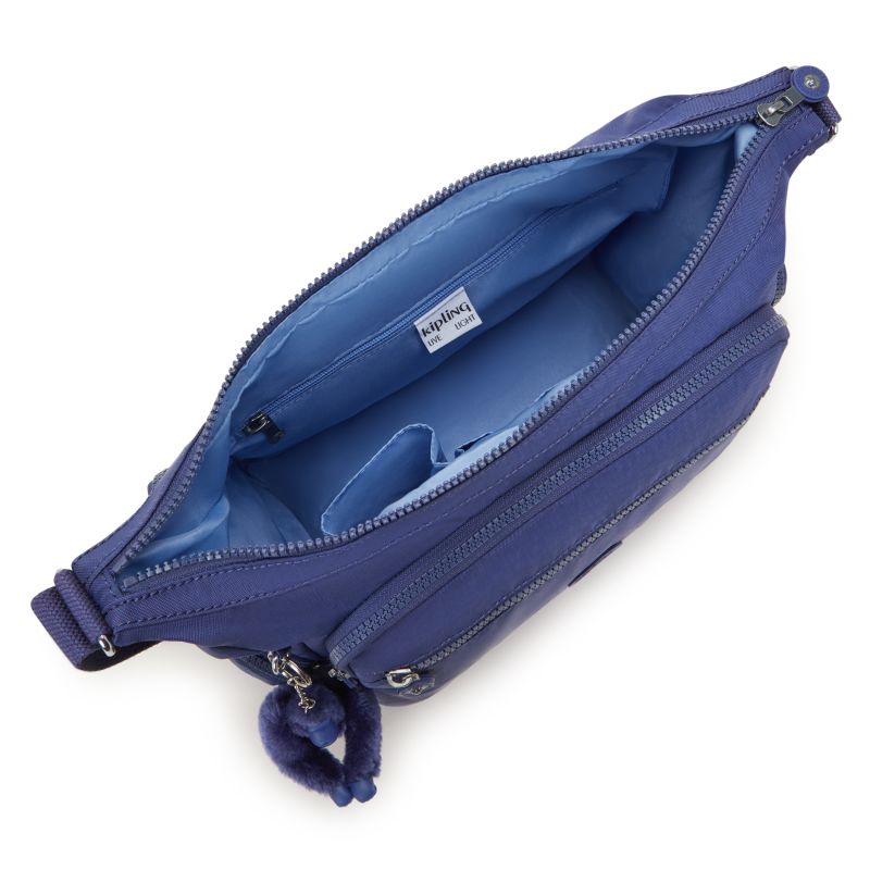 Kipling Gabbie medium skulderveske Resort Ocean Blue-Veske-BagBrokers