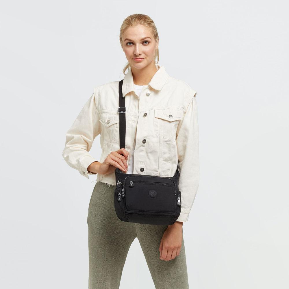 Kipling Gabbie small skulderveske Black Noir-Veske-BagBrokers