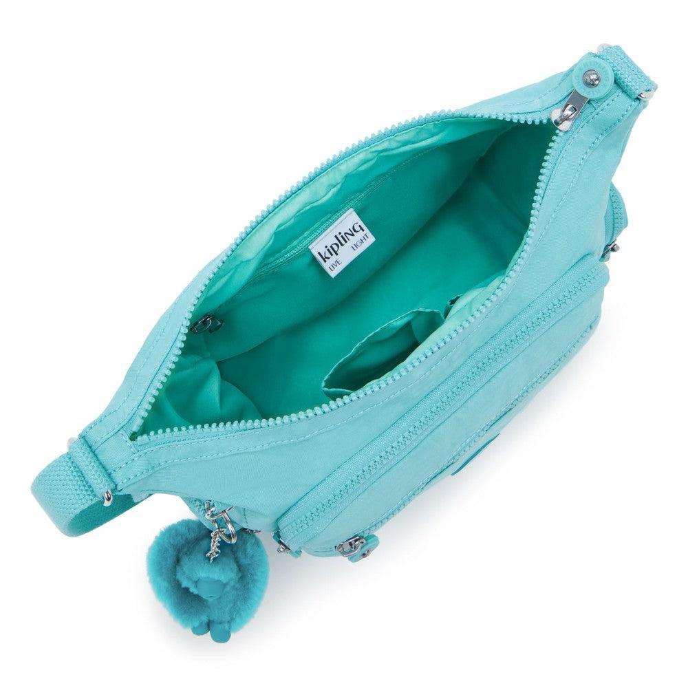 Kipling Gabbie small skulderveske Deepest Aqua-Veske-BagBrokers