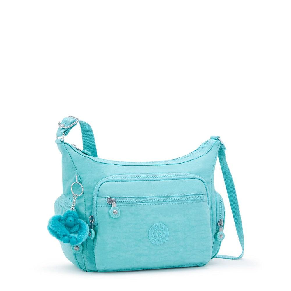 Kipling Gabbie small skulderveske Deepest Aqua-Veske-BagBrokers