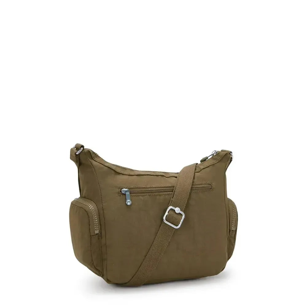 Kipling Gabbie small skulderveske Smooth Khaki-Veske-BagBrokers
