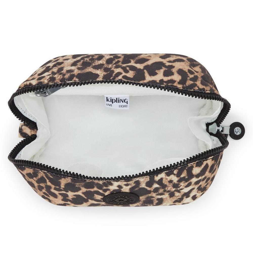 Kipling Mirko S sminkepung Wild Leopard-Toalettmappe-BagBrokers