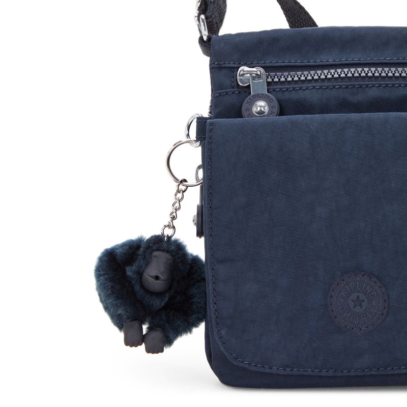 Kipling New Eldorado liten Crossbody-veske Blue Bleu-Veske-BagBrokers