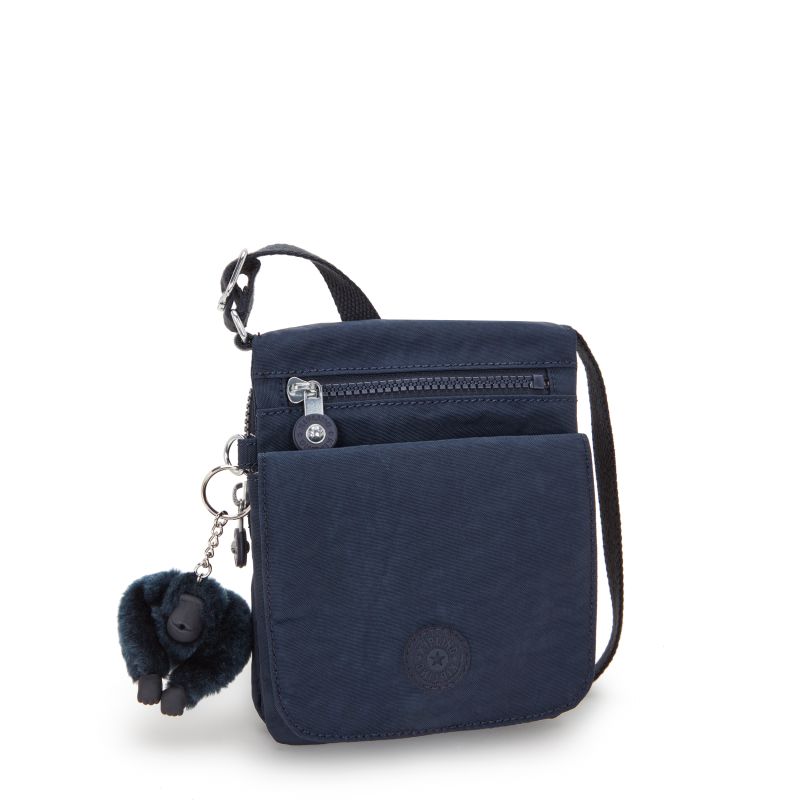 Kipling New Eldorado liten Crossbody-veske Blue Bleu-Veske-BagBrokers