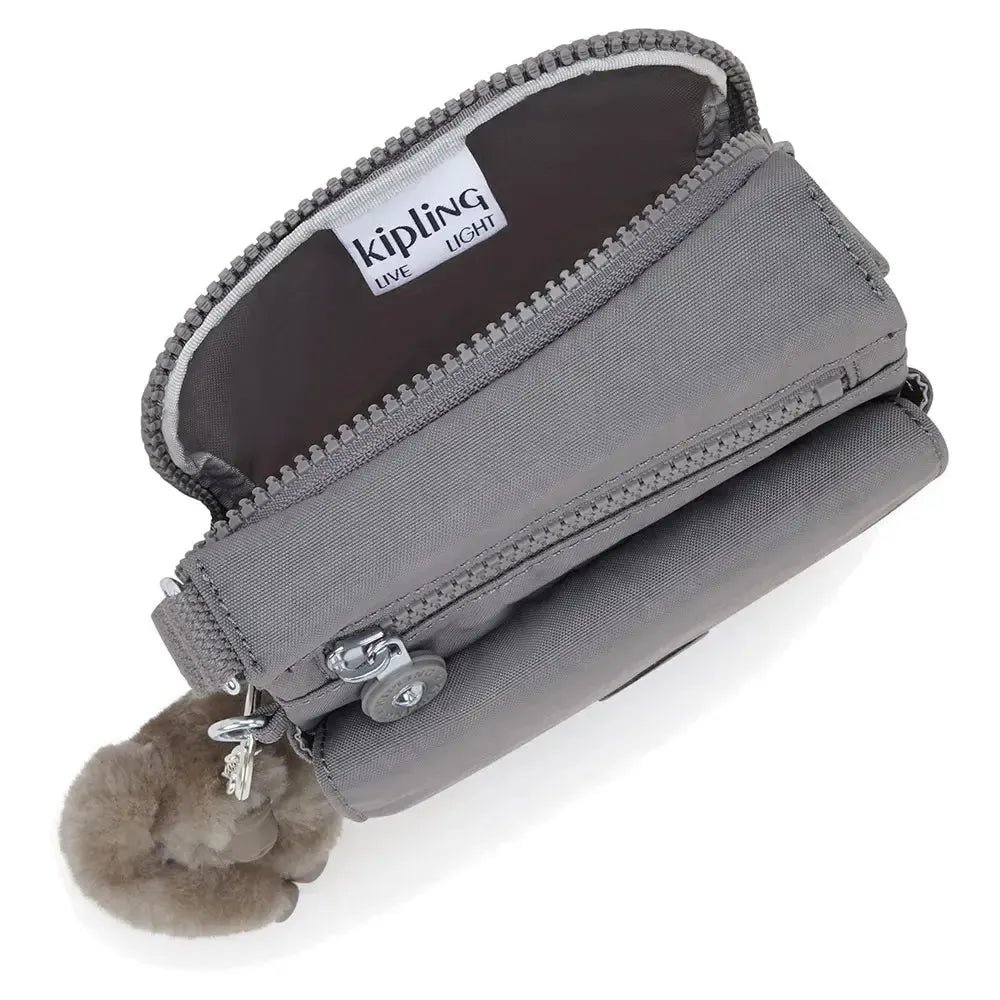 Kipling New Eldorado liten Crossbody-veske Inviting Grey-Veske-BagBrokers
