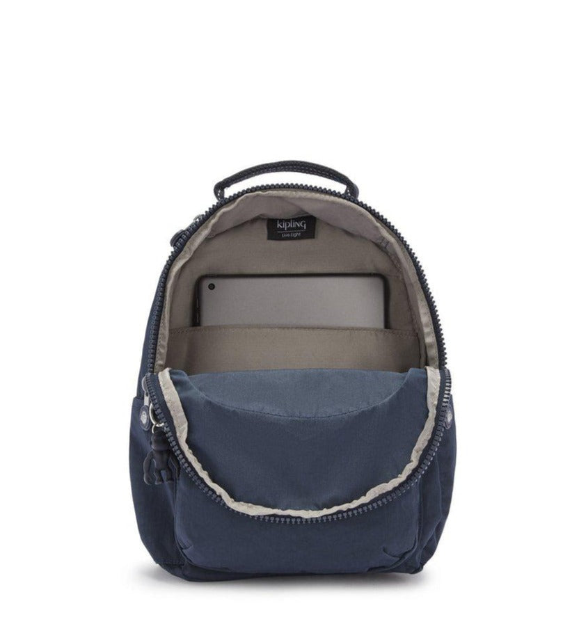 Kipling Seoul S ryggsekk Blue Bleu-Ryggsekker-BagBrokers