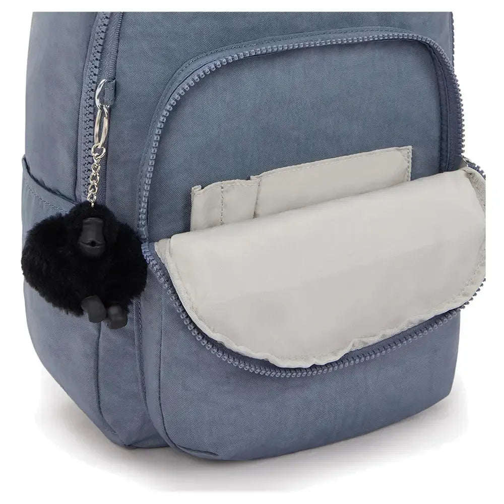 Kipling Seoul S liten ryggsekk Blue Stone-Ryggsekker-BagBrokers