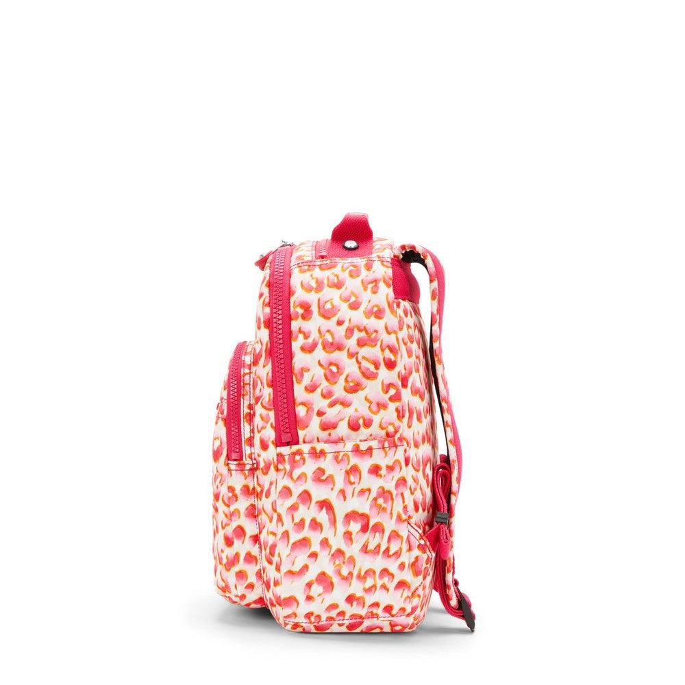 Kipling Seoul S liten ryggsekk Latin Cheetah-Ryggsekker-BagBrokers