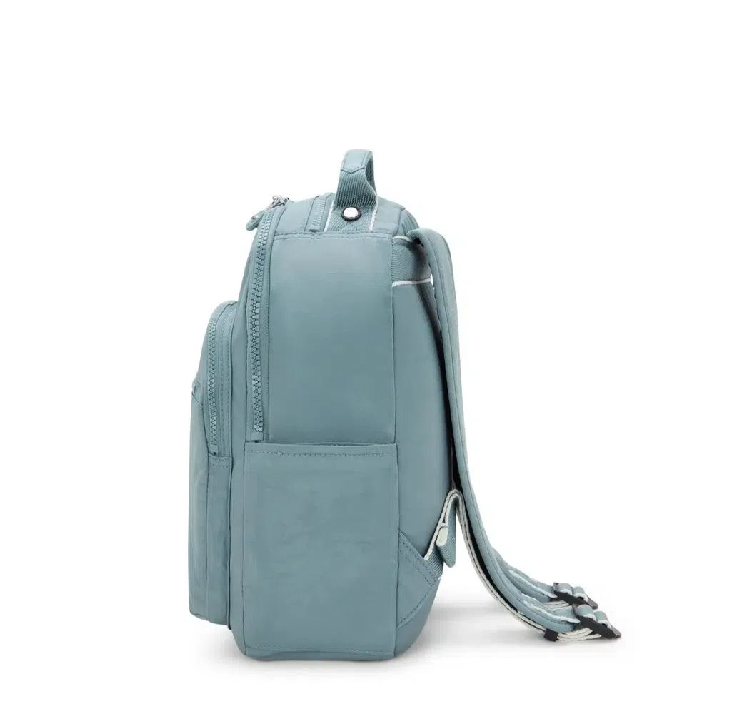 Kipling Seoul S liten ryggsekk Relaxed Grey-Ryggsekker-BagBrokers