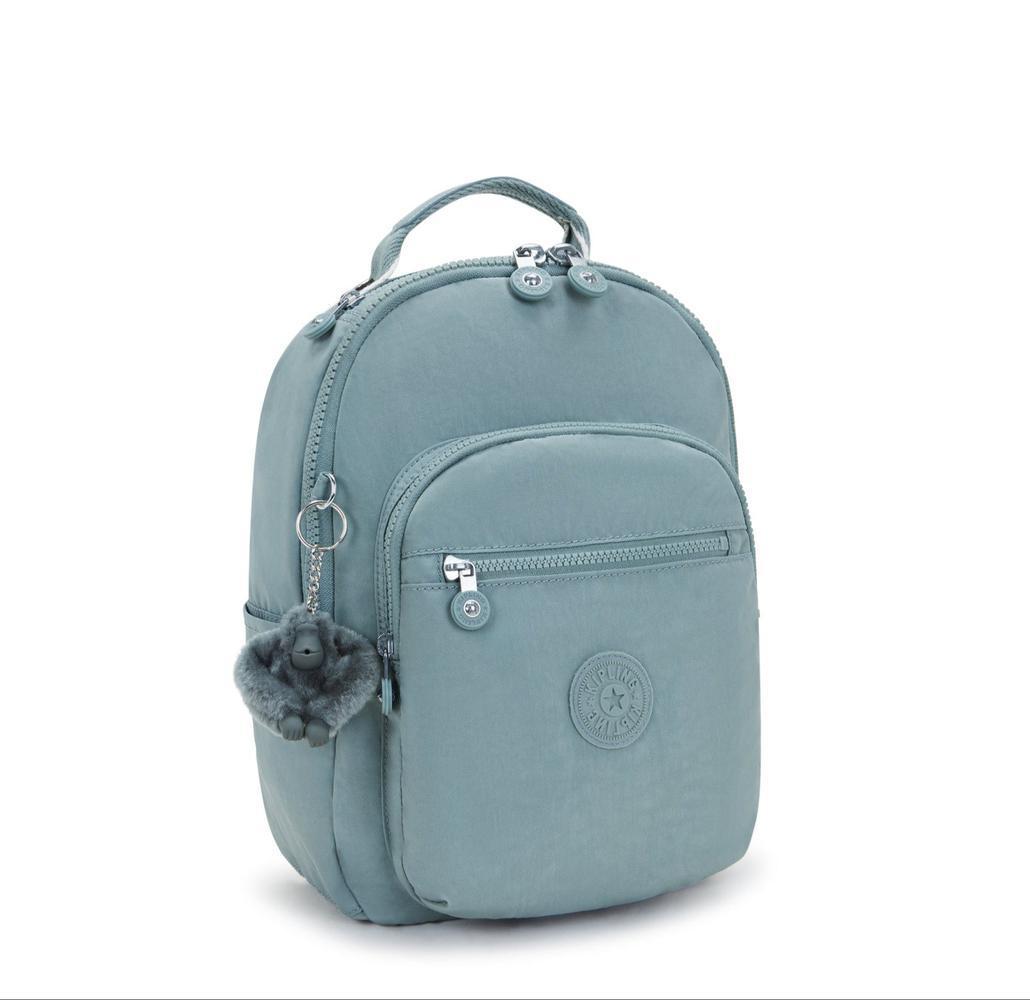 Kipling Seoul S liten ryggsekk Relaxed Grey-Ryggsekker-BagBrokers