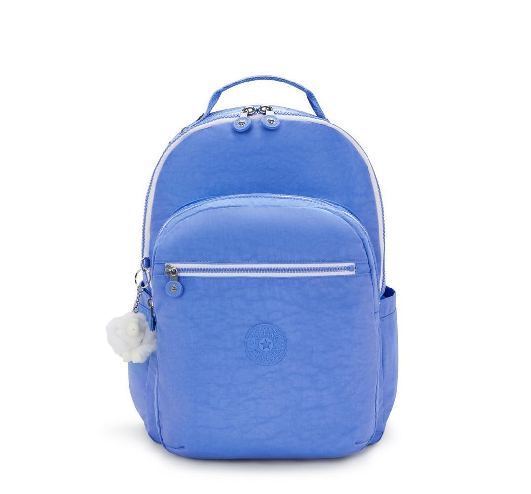 Kipling Seoul stor ryggsekk med PC lomme Coctail Blue-Ryggsekker-BagBrokers