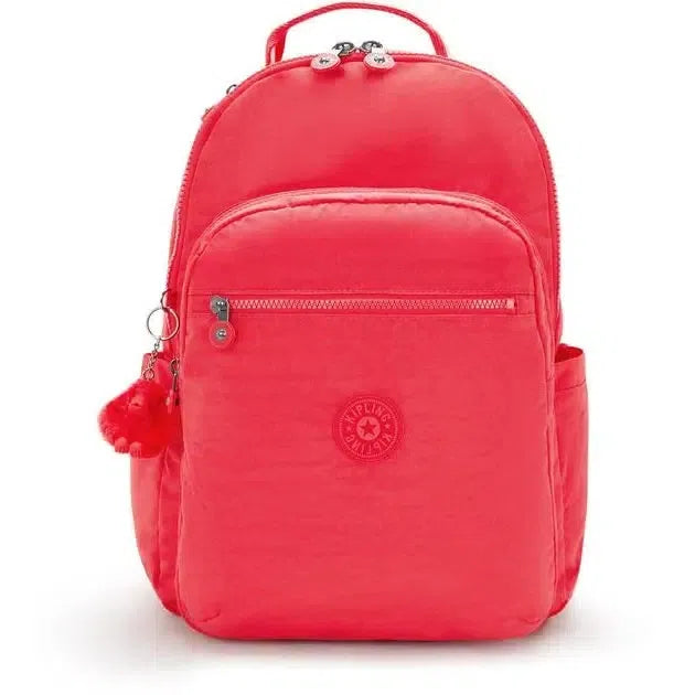 Kipling Seoul stor ryggsekk med PC lomme Escape Red-Ryggsekker-BagBrokers