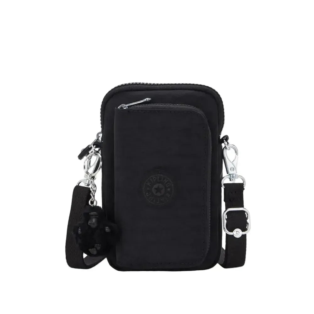 Kipling Telmo Liten lommebok med avtakbar skulderrem Black Noir-Veske-BagBrokers