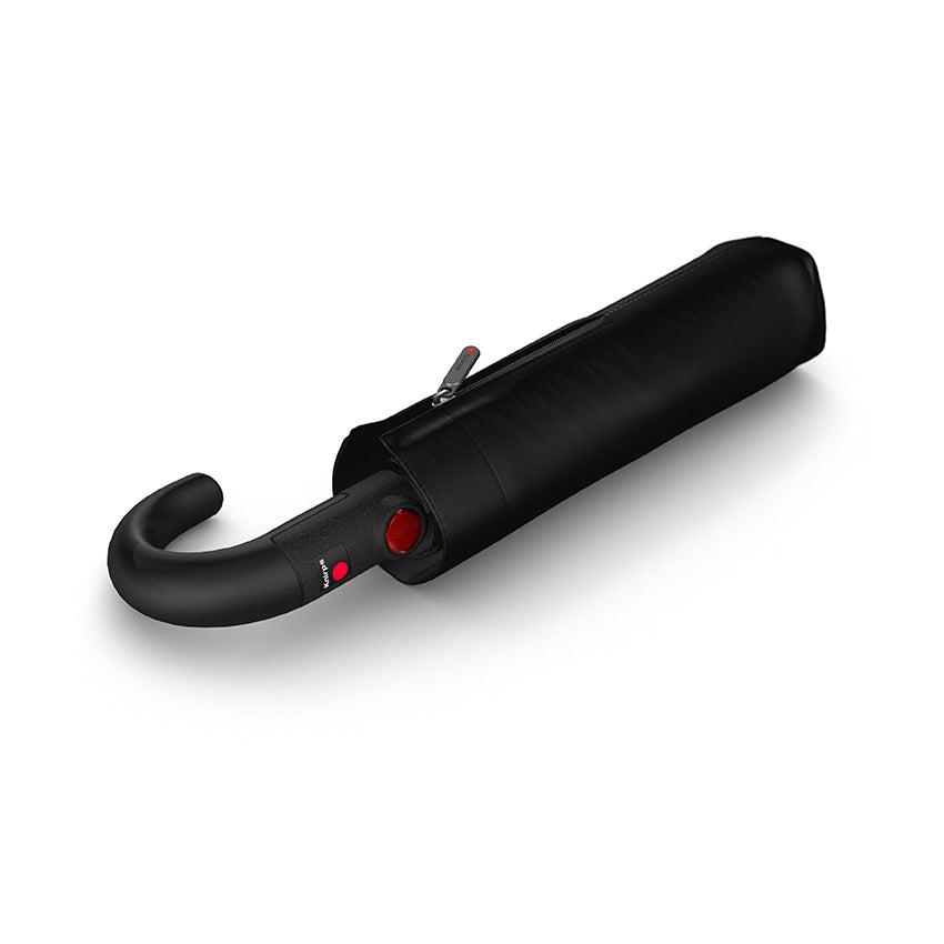 Knirps T.260 Windproof Paraply med automatisk åpning og lukking Svart-Paraplyer-BagBrokers