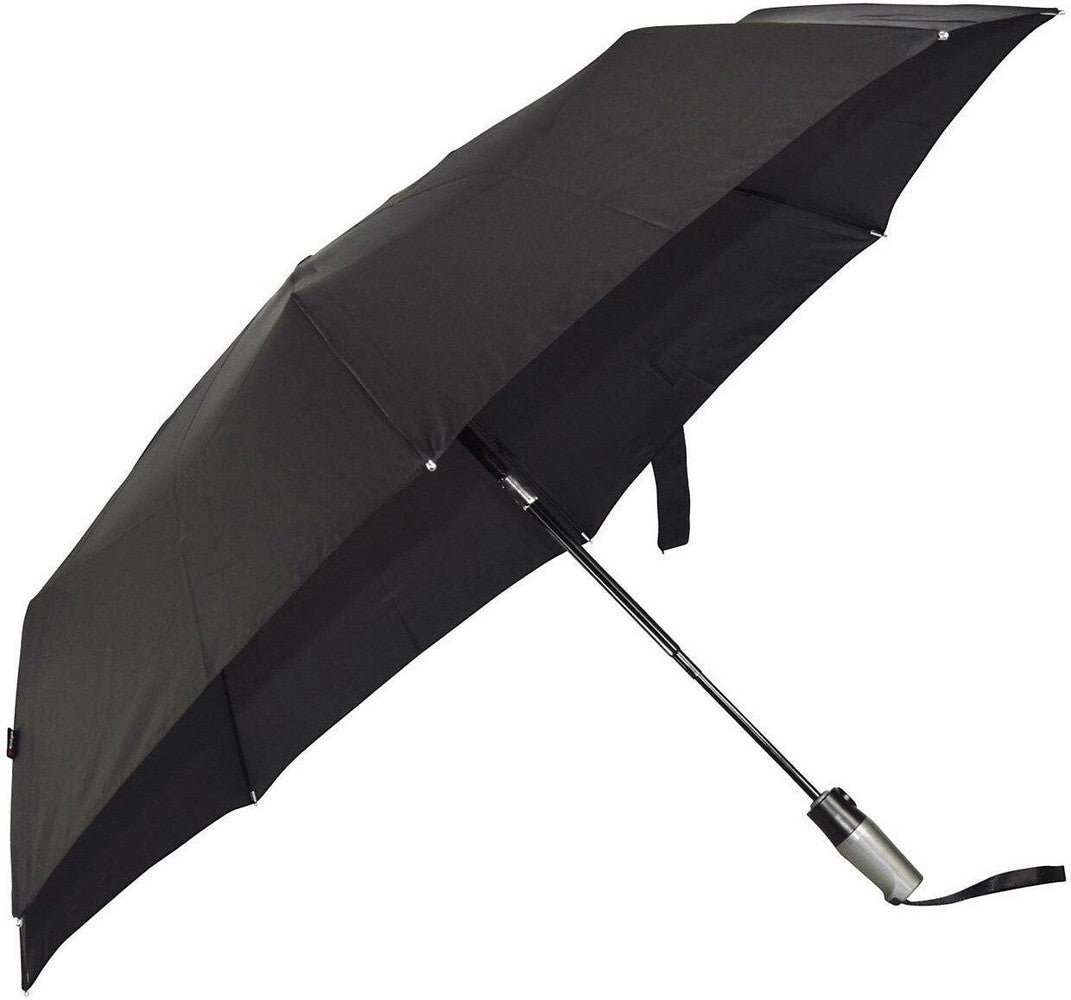 Knirps T.400 Ekstra stor Windproof med automatisk åpning og lukking Svart-Paraplyer-BagBrokers