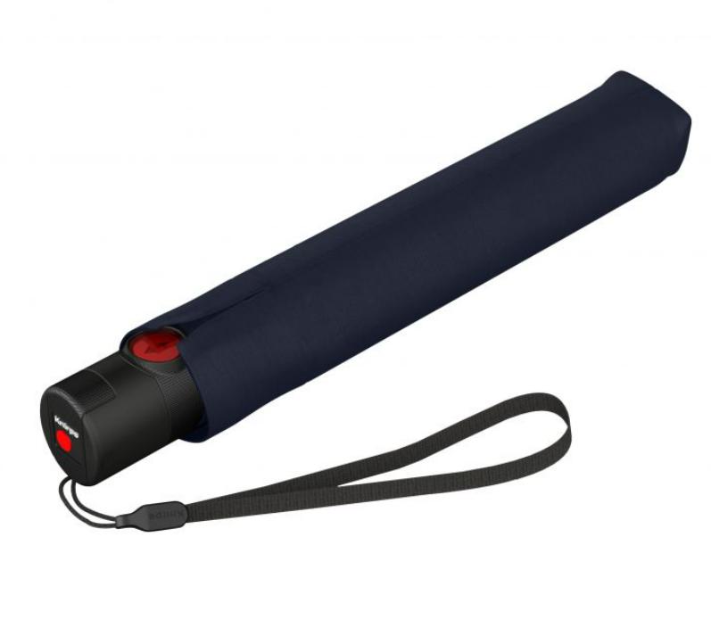 Knirps U 200 Ultralett Automatisk åpning og lukking Blå-Paraplyer-BagBrokers