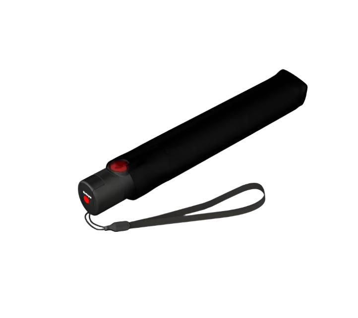 Knirps U 200 Ultralett Automatisk åpning og lukking Svart-Paraplyer-BagBrokers