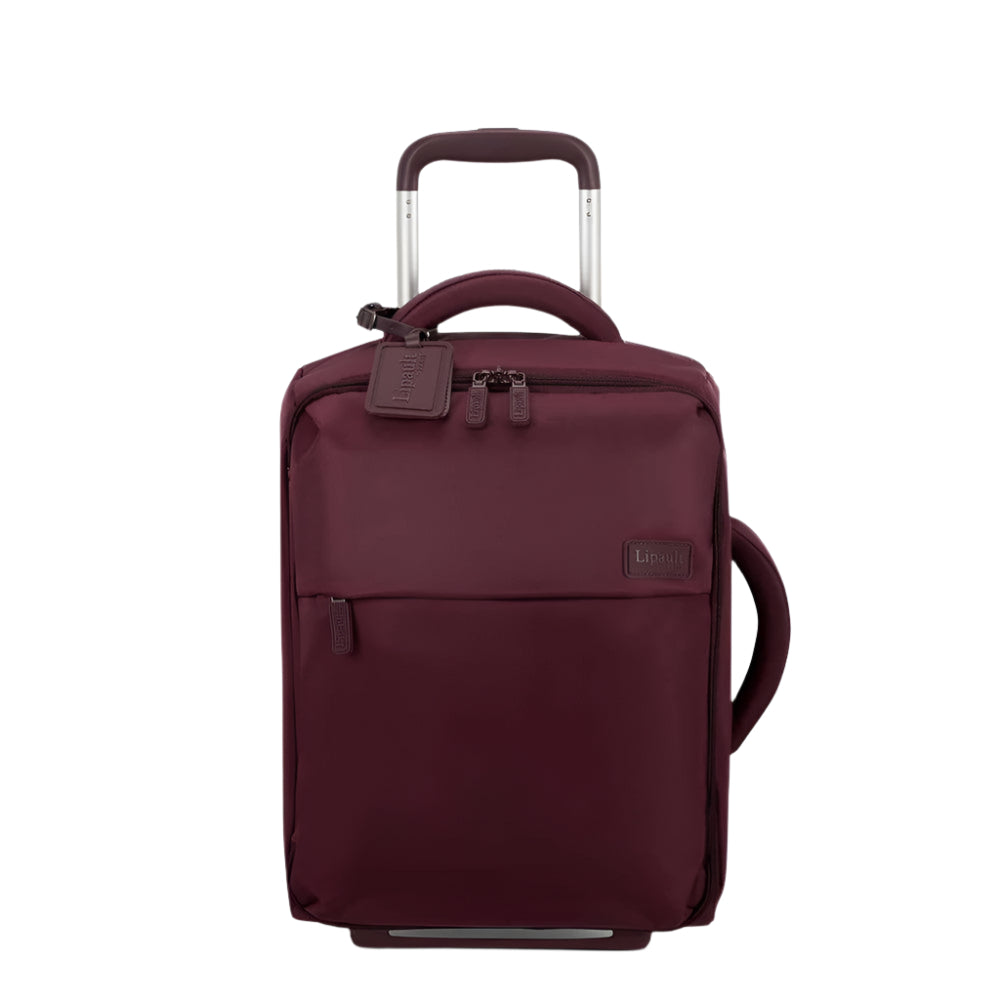 Lipault Foldable Plume mini kabinkoffert med 2 hjul 55 cm Bordeaux-Myke kofferter-BagBrokers