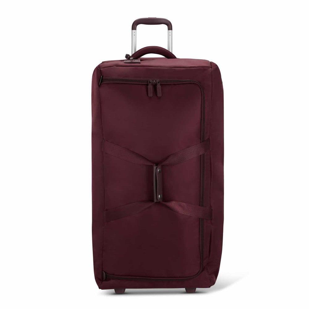 Lipault Foldable Plume Stor Duffelbag med 2 hjul 78 cm Bordeaux-Myke kofferter-BagBrokers