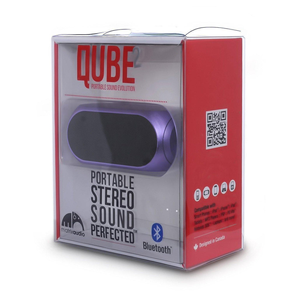 Reisehøyttalere-Matrix Audio. Bluetooth ladbar 6 watt Stereo reisehøyttaler. Verdens minste-BagBrokers