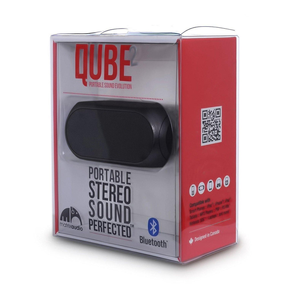 Reisehøyttalere-Matrix Audio. Bluetooth ladbar 6 watt Stereo reisehøyttaler. Verdens minste-BagBrokers