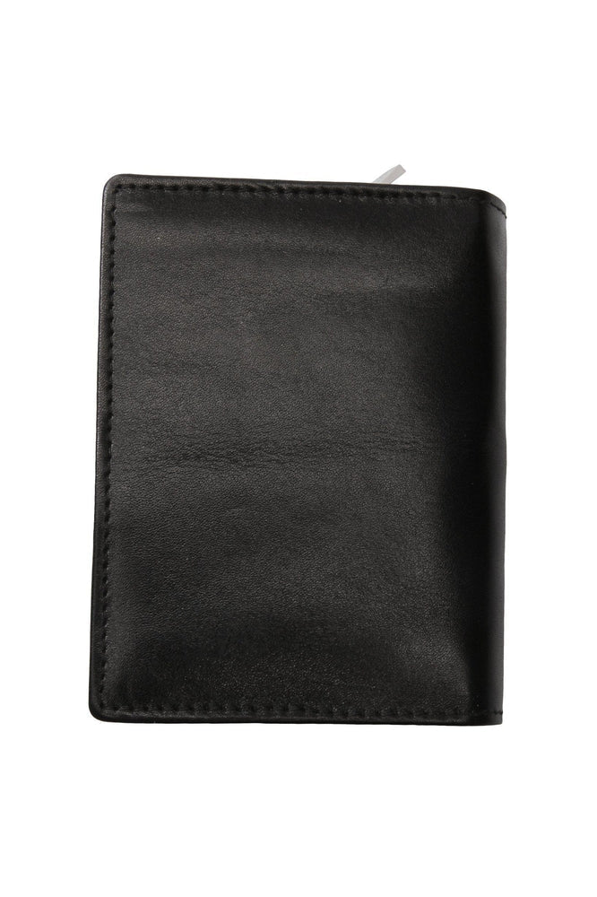 Lommebok/ Kortholder-Nord Leather. Medium Dame Portemone. Sort-BagBrokers