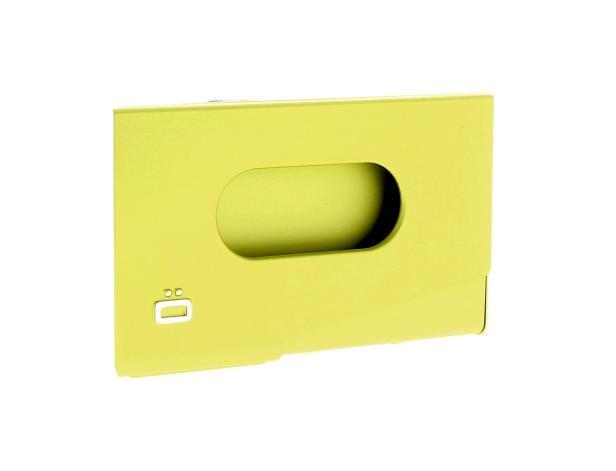Lommebok/ Kortholder-Ögon Design. One Touch visittkort holder i aluminium lime-grønn-BagBrokers