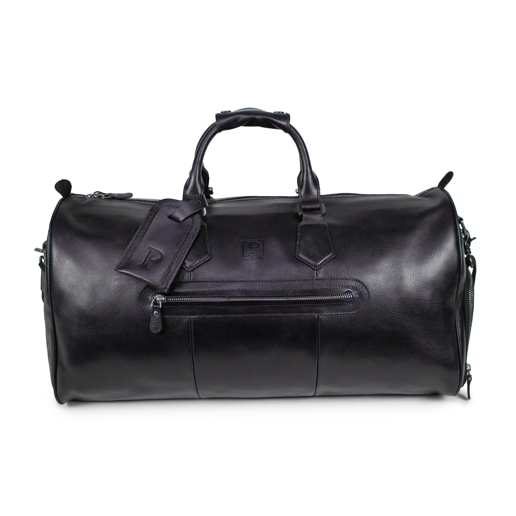 Porter Aviator weekend bag i skinn Svart-Bagger-BagBrokers