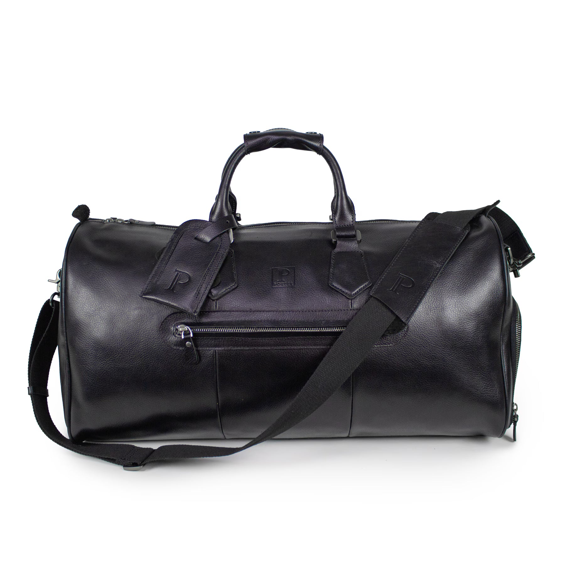 Porter Aviator weekend bag i skinn Svart-Bagger-BagBrokers