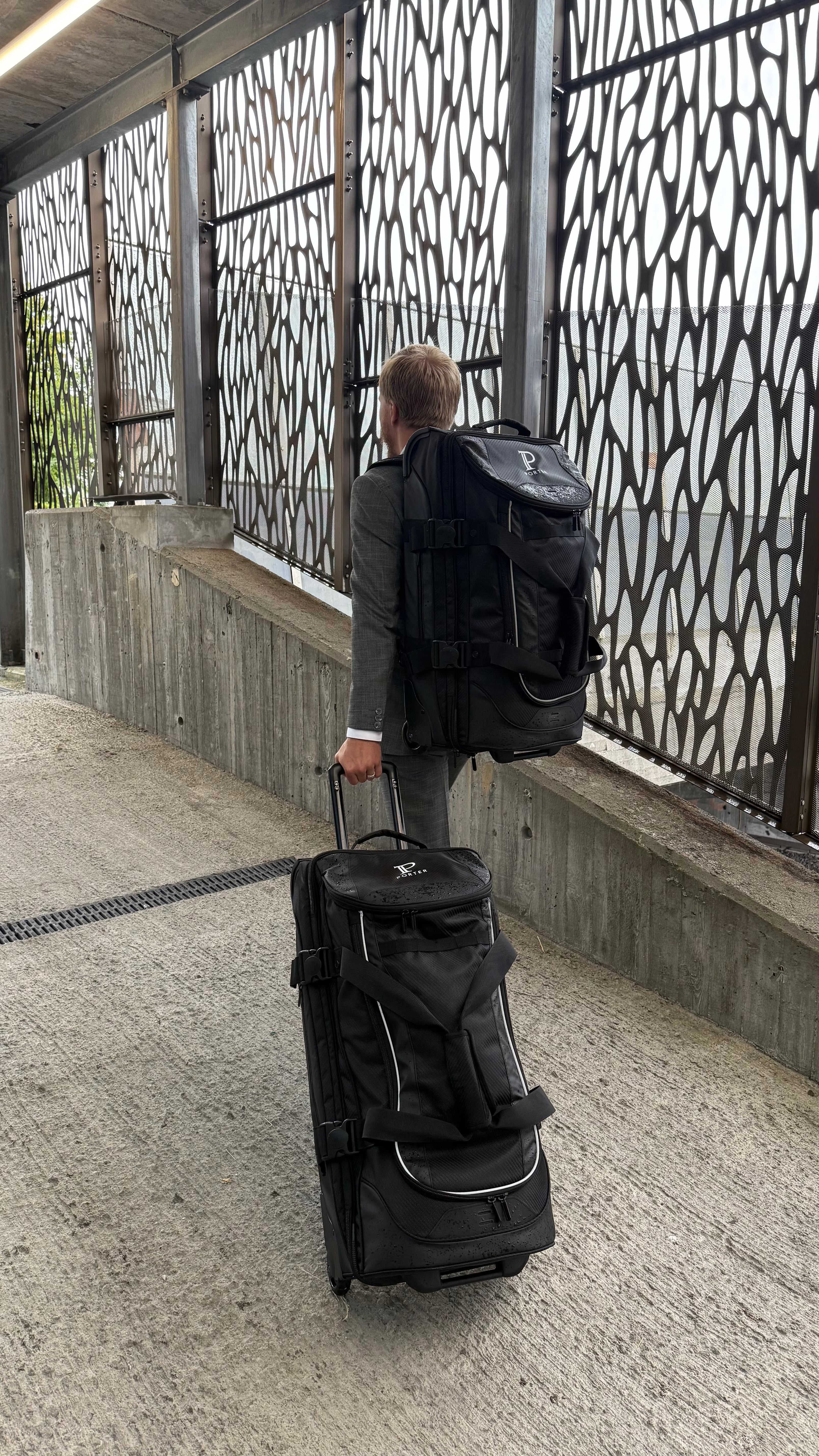 Porter Continental 110 liter Trillebag med 2 hjul Svart-Bagger-BagBrokers