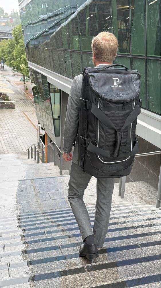 Porter Continental 80 liter Trillebag med 2 hjul Svart-Bagger-BagBrokers