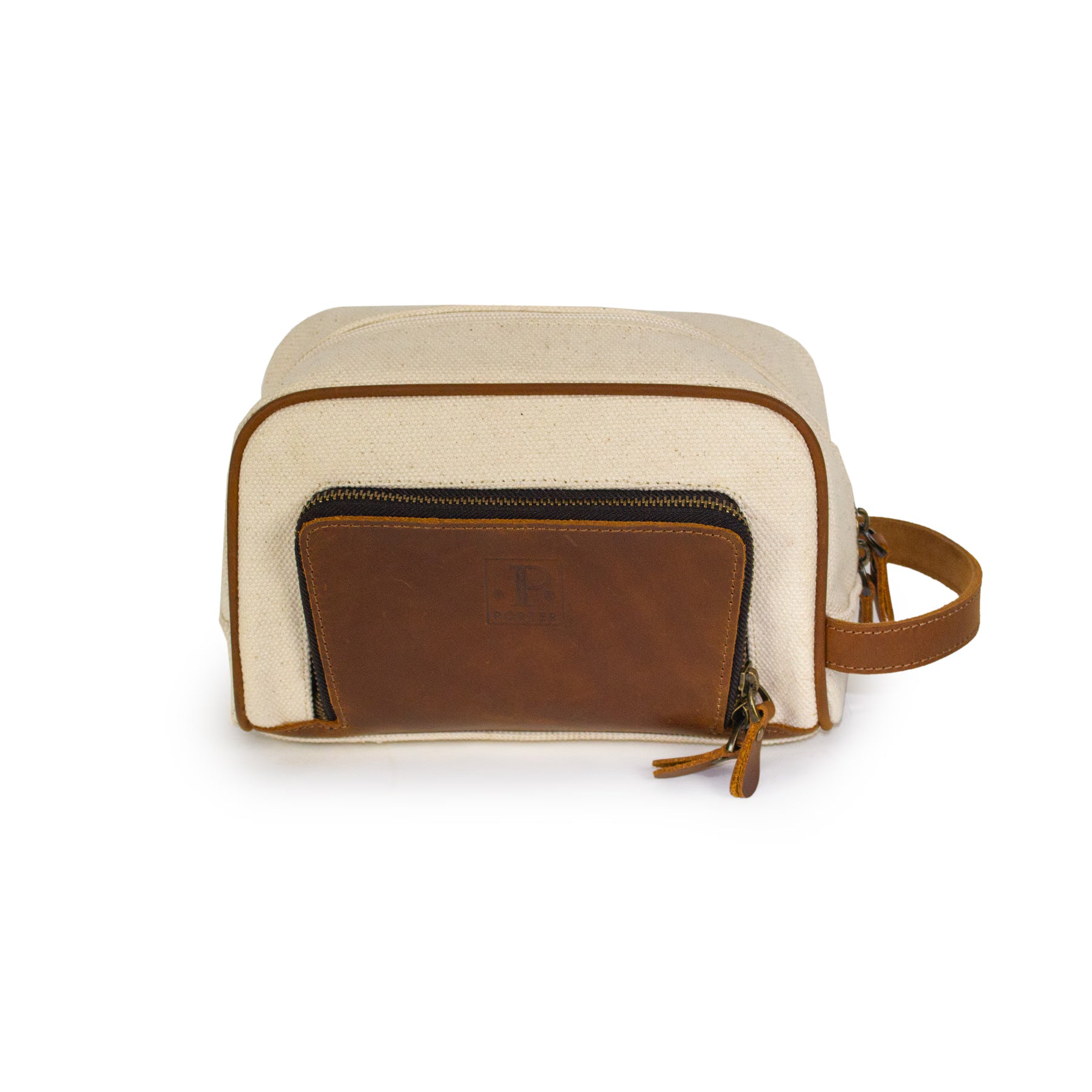 Porter Voyager Wash bag i Canvas og skinn-Toalettmappe-BagBrokers