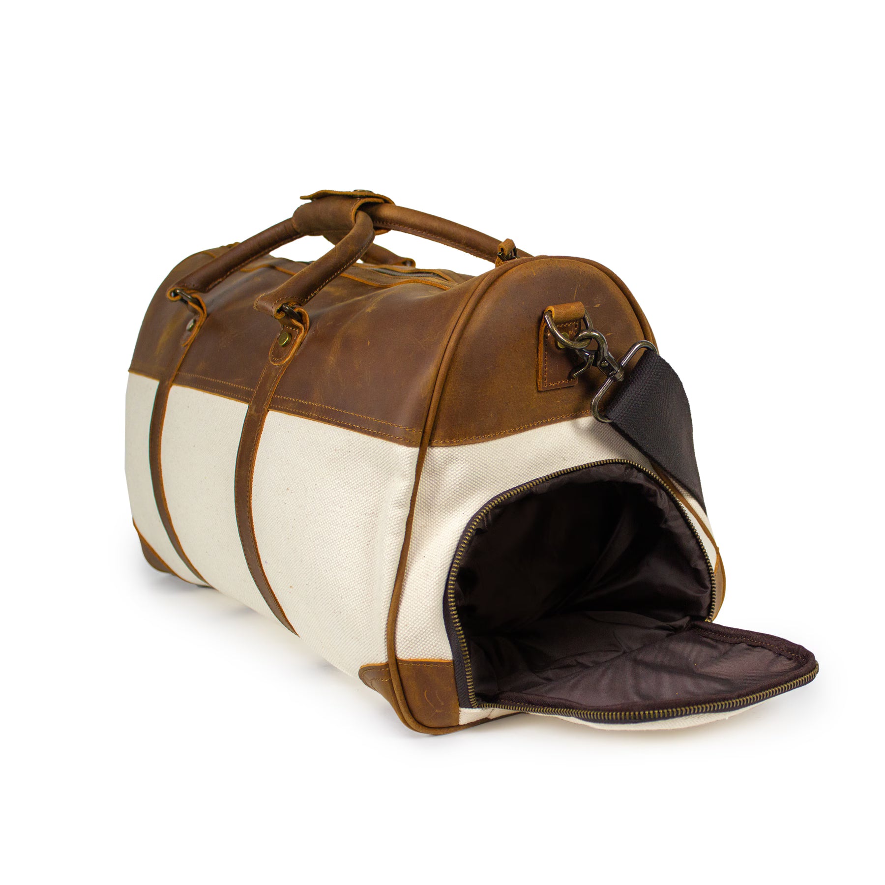 Porter Voyager weekend bag i Canvas og skinn-Bagger-BagBrokers
